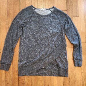 Small Grey Tentree Raglan Sweater Wrap Sweater Crewneck Pre-owned good condition